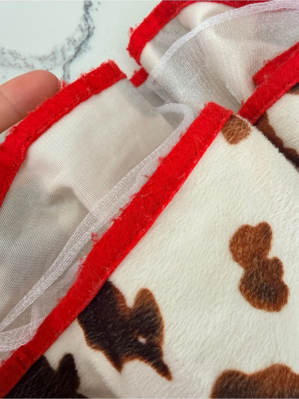 Pottery Barn Kids Cowgirl Costume Dress in Brown and Red - Picture 9 of 9